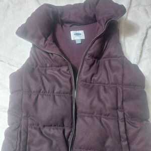 Old Navy Purple Puffer Vest
